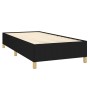 Black fabric bed frame 90x200 cm by vidaXL, Beds and slatted bases - Ref: Foro24-347135, Price: 74,35 €, Discount: %