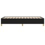 Estructura de cama de tela negra 90x200 cm de vidaXL, Camas y somieres - Ref: Foro24-347135, Precio: 74,19 €, Descuento: %