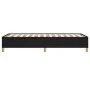 Estructura de cama de tela negra 90x200 cm de vidaXL, Camas y somieres - Ref: Foro24-347135, Precio: 73,45 €, Descuento: %