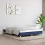 Blauer Stoffbettrahmen 160x200 cm von vidaXL, Betten und Lattenroste - Ref: Foro24-346832, Preis: 109,89 €, Rabatt: %