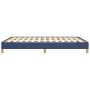 Blue fabric bed frame 160x200 cm by vidaXL, Beds and slatted bases - Ref: Foro24-346832, Price: 106,42 €, Discount: %