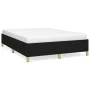 Black fabric bed frame 140x200 cm by vidaXL, Beds and slatted bases - Ref: Foro24-347167, Price: 113,59 €, Discount: %