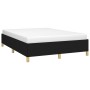 Black fabric bed frame 140x200 cm by vidaXL, Beds and slatted bases - Ref: Foro24-347167, Price: 115,72 €, Discount: %