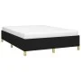 Black fabric bed frame 140x200 cm by vidaXL, Beds and slatted bases - Ref: Foro24-347167, Price: 113,59 €, Discount: %