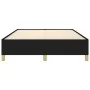 Black fabric bed frame 140x200 cm by vidaXL, Beds and slatted bases - Ref: Foro24-347167, Price: 113,59 €, Discount: %