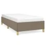Taupe gray fabric bed frame 90x200 cm by vidaXL, Beds and slatted bases - Ref: Foro24-347137, Price: 111,93 €, Discount: %