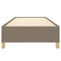 Taupe gray fabric bed frame 90x200 cm by vidaXL, Beds and slatted bases - Ref: Foro24-347137, Price: 114,44 €, Discount: %