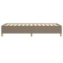 Taupe gray fabric bed frame 90x200 cm by vidaXL, Beds and slatted bases - Ref: Foro24-347137, Price: 114,44 €, Discount: %