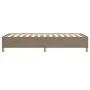 Taupe gray fabric bed frame 90x200 cm by vidaXL, Beds and slatted bases - Ref: Foro24-347137, Price: 111,93 €, Discount: %