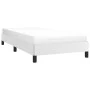 White synthetic leather bed frame 100x200 cm by vidaXL, Beds and slatted bases - Ref: Foro24-346887, Price: 76,45 €, Discount: %