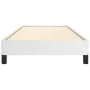 White synthetic leather bed frame 100x200 cm by vidaXL, Beds and slatted bases - Ref: Foro24-346887, Price: 76,45 €, Discount: %