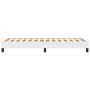 White synthetic leather bed frame 100x200 cm by vidaXL, Beds and slatted bases - Ref: Foro24-346887, Price: 72,59 €, Discount: %