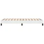 White synthetic leather bed frame 100x200 cm by vidaXL, Beds and slatted bases - Ref: Foro24-346887, Price: 76,45 €, Discount: %