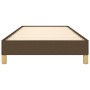 Brown fabric bed frame 100x200 cm by vidaXL, Beds and slatted bases - Ref: Foro24-346797, Price: 83,11 €, Discount: %