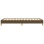 Brown fabric bed frame 100x200 cm by vidaXL, Beds and slatted bases - Ref: Foro24-346797, Price: 83,11 €, Discount: %