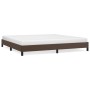 Braunes Kunstlederbettgestell 200x200 cm von vidaXL, Betten und Lattenroste - Ref: Foro24-346925, Preis: 104,74 €, Rabatt: %
