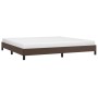 Braunes Kunstlederbettgestell 200x200 cm von vidaXL, Betten und Lattenroste - Ref: Foro24-346925, Preis: 104,74 €, Rabatt: %