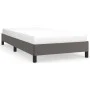 Graues Kunstlederbettgestell 100x200 cm von vidaXL, Betten und Lattenroste - Ref: Foro24-346890, Preis: 76,45 €, Rabatt: %