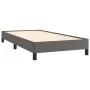 Gray synthetic leather bed frame 100x200 cm by vidaXL, Beds and slatted bases - Ref: Foro24-346890, Price: 76,45 €, Discount: %