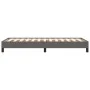 Gray synthetic leather bed frame 100x200 cm by vidaXL, Beds and slatted bases - Ref: Foro24-346890, Price: 76,45 €, Discount: %