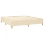 Cream fabric bed frame 180x200 cm by vidaXL, Beds and slatted bases - Ref: Foro24-347186, Price: 137,77 €, Discount: %