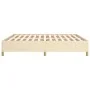 Cream fabric bed frame 180x200 cm by vidaXL, Beds and slatted bases - Ref: Foro24-347186, Price: 137,77 €, Discount: %
