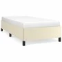 Cream synthetic leather bed frame 80x200 cm by vidaXL, Beds and slatted bases - Ref: Foro24-347217, Price: 71,11 €, Discount: %