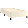 Cremefarbenes Kunstlederbettgestell 80x200 cm von vidaXL, Betten und Lattenroste - Ref: Foro24-347217, Preis: 71,96 €, Rabatt: %