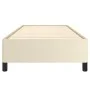 Cream synthetic leather bed frame 80x200 cm by vidaXL, Beds and slatted bases - Ref: Foro24-347217, Price: 71,11 €, Discount: %