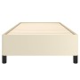 Cremefarbenes Kunstlederbettgestell 80x200 cm von vidaXL, Betten und Lattenroste - Ref: Foro24-347217, Preis: 71,96 €, Rabatt: %
