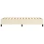 Cream synthetic leather bed frame 80x200 cm by vidaXL, Beds and slatted bases - Ref: Foro24-347217, Price: 71,11 €, Discount: %