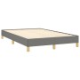 Estructura de cama de tela gris oscuro 120x200 cm de vidaXL, Camas y somieres - Ref: Foro24-346803, Precio: 92,01 €, Descuent...