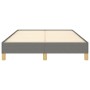 Estructura de cama de tela gris oscuro 120x200 cm de vidaXL, Camas y somieres - Ref: Foro24-346803, Precio: 92,01 €, Descuent...