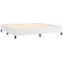 Bettgestell aus weißem Kunstleder, 200 x 200 cm von vidaXL, Betten und Lattenroste - Ref: Foro24-347270, Preis: 137,89 €, Rab...
