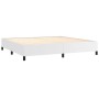 Bettgestell aus weißem Kunstleder, 200 x 200 cm von vidaXL, Betten und Lattenroste - Ref: Foro24-347270, Preis: 140,06 €, Rab...