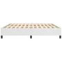 Bettgestell aus weißem Kunstleder, 200 x 200 cm von vidaXL, Betten und Lattenroste - Ref: Foro24-347270, Preis: 137,89 €, Rab...