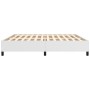 Bettgestell aus weißem Kunstleder, 200 x 200 cm von vidaXL, Betten und Lattenroste - Ref: Foro24-347270, Preis: 140,06 €, Rab...
