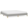 Light gray fabric bed frame 180x200 cm by vidaXL, Beds and slatted bases - Ref: Foro24-346834, Price: 124,33 €, Discount: %