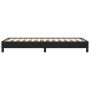 Black synthetic leather bed frame 90x200 cm by vidaXL, Beds and slatted bases - Ref: Foro24-346880, Price: 75,38 €, Discount: %