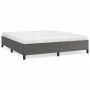 Gray synthetic leather bed frame 200x200 cm by vidaXL, Beds and slatted bases - Ref: Foro24-347267, Price: 150,15 €, Discount: %
