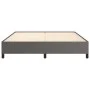 Gray synthetic leather bed frame 200x200 cm by vidaXL, Beds and slatted bases - Ref: Foro24-347267, Price: 150,15 €, Discount: %