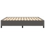 Estructura de cama de cuero sintético gris 200x200 cm de vidaXL, Camas y somieres - Ref: Foro24-347267, Precio: 146,71 €, Des...