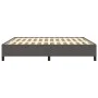 Gray synthetic leather bed frame 200x200 cm by vidaXL, Beds and slatted bases - Ref: Foro24-347267, Price: 150,15 €, Discount: %