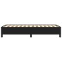Estructura de cama cuero sintético negro 90x190 cm de vidaXL, Camas y somieres - Ref: Foro24-347221, Precio: 100,38 €, Descue...