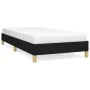 Black fabric bed frame 90x200 cm by vidaXL, Beds and slatted bases - Ref: Foro24-346788, Price: 76,01 €, Discount: %