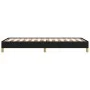 Black fabric bed frame 90x200 cm by vidaXL, Beds and slatted bases - Ref: Foro24-346788, Price: 76,01 €, Discount: %