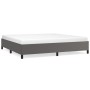 Graues Kunstlederbettgestell 200x200 cm von vidaXL, Betten und Lattenroste - Ref: Foro24-347273, Preis: 140,42 €, Rabatt: %
