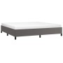 Graues Kunstlederbettgestell 200x200 cm von vidaXL, Betten und Lattenroste - Ref: Foro24-347273, Preis: 140,42 €, Rabatt: %