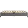 Gray synthetic leather bed frame 200x200 cm by vidaXL, Beds and slatted bases - Ref: Foro24-347273, Price: 156,56 €, Discount: %