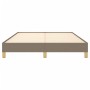 Taupe gray fabric bed frame 140x200 cm by vidaXL, Beds and slatted bases - Ref: Foro24-346822, Price: 102,72 €, Discount: %